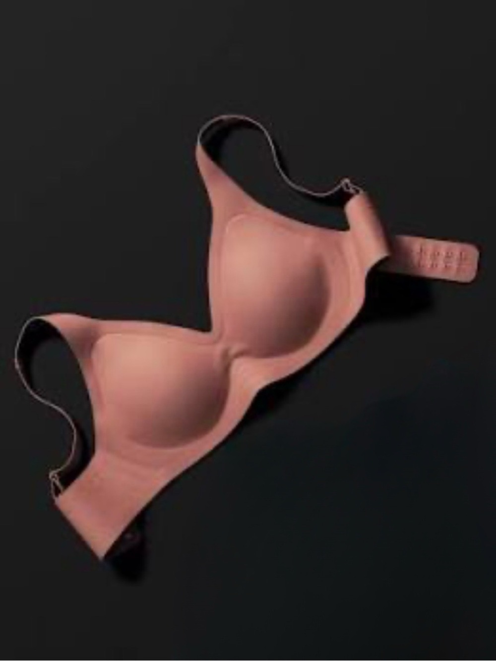 Knix V Neck Revolution Seamless Bra in Warm Rose SZ 34B